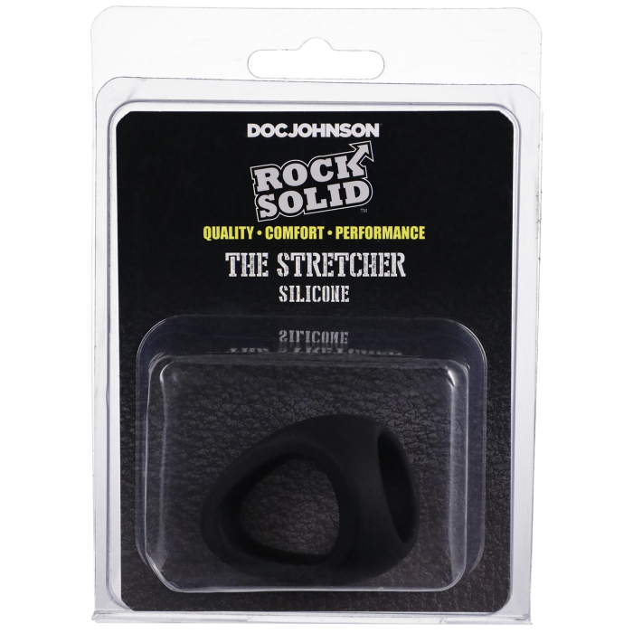 doc-johnson-rock-solid-stretcher-anneau-p-nien-noir-silicone image 8