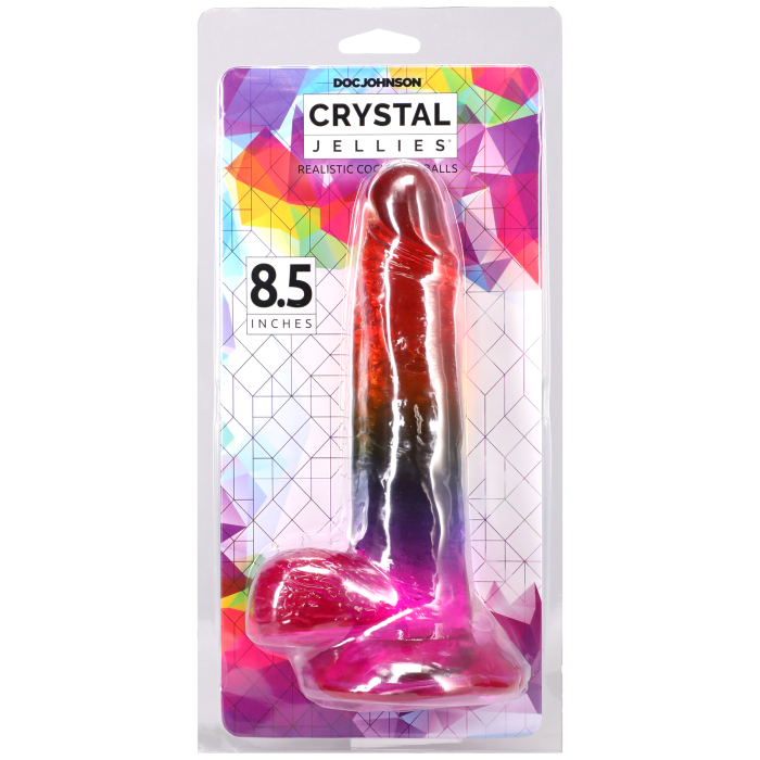 doc-johnson-crystal-jellies-gode-r-aliste-21-cm-rainbow image 5