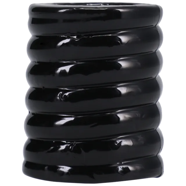 rock-solid-the-cage-anneau-p-nien-noir-textur-tpe image 1