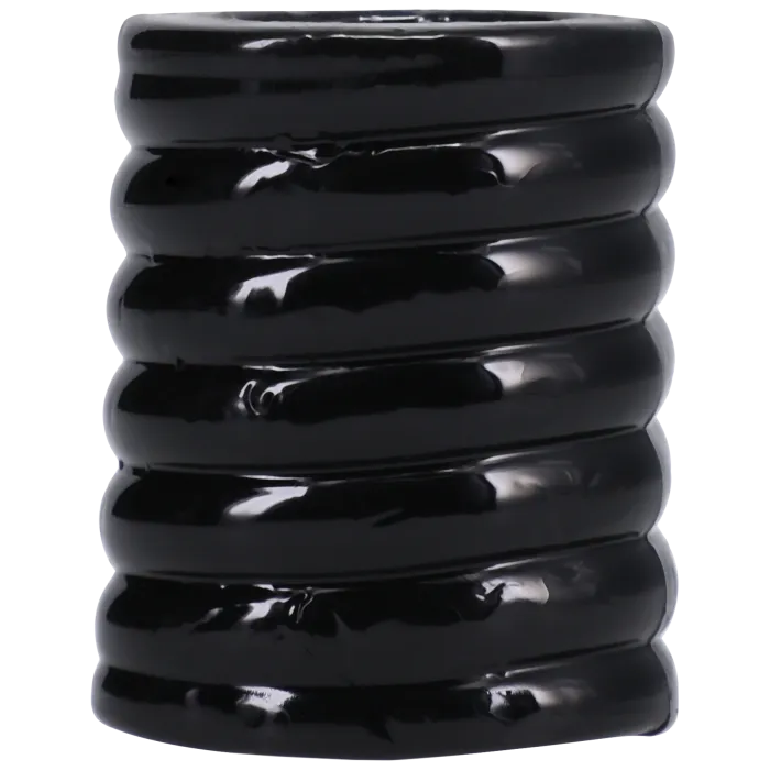 rock-solid-the-cage-anneau-p-nien-noir-textur-tpe image 1