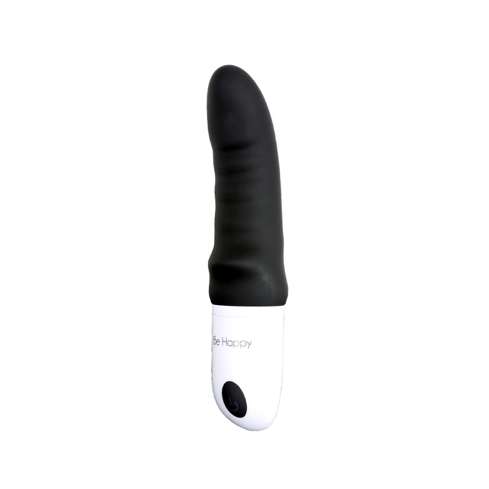 be-happy-ph-nom-nal-vibromasseur-point-g-silicone-noir-stri image 1