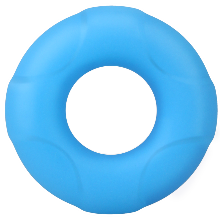doc-johnson-rock-solid-lifesaver-anneau-p-nien-bleu-phosphorescent image 1