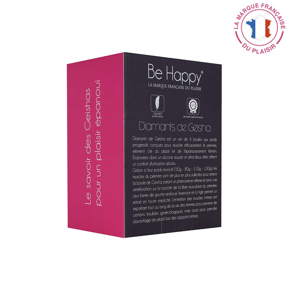 be-happy-diamant-de-geisha-boules-rose-silicone-progressives image 5