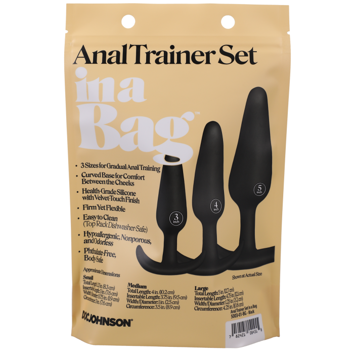 doc-johnson-in-a-bag-kit-3-plugs-anaux-silicone-noir image 6
