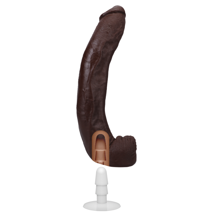 doc-johnson-signature-cocks-dredd-godemichet-34-cm-chocolat-ventouse image 3