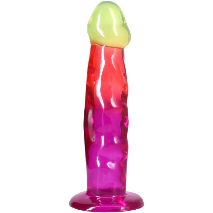 doc-johnson-crystal-jellies-7-5-inch-gode-rainbow-souple image 3