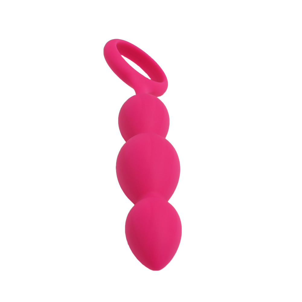 be-happy-cha-ne-anale-sph-res-plaisir-silicone-rose-3-billes image 3