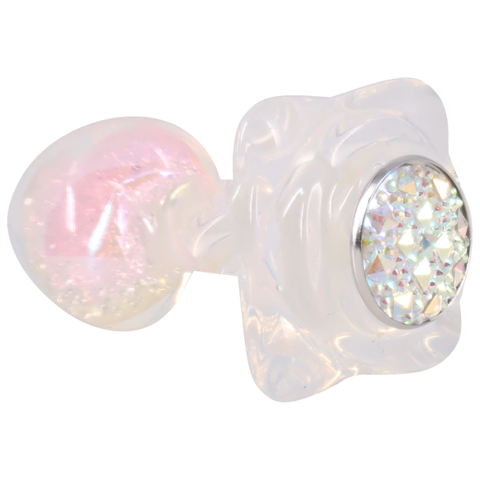 body-bling-booty-bling-plug-anal-silicone-translucide-s image 1