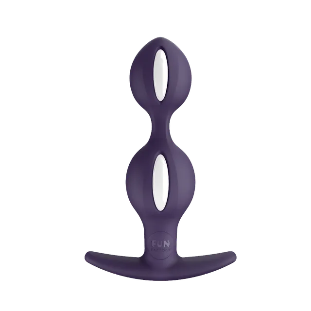 fun-factory-b-balls-duo-plug-anal-blanc-violet image 1