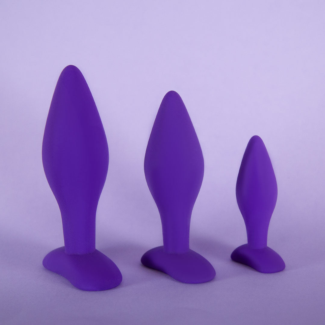 be-happy-confidence-plug-anal-silicone-violet-taille-s image 1