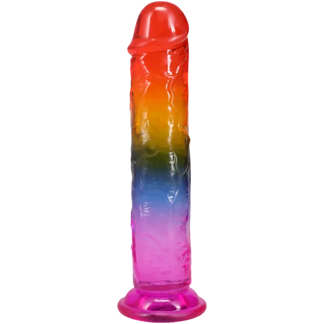 doc-johnson-crystal-jellies-gode-19-cm-rainbow image 1
