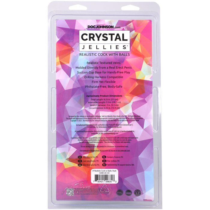 doc-johnson-crystal-jellies-gode-r-aliste-20-cm-violet image 6