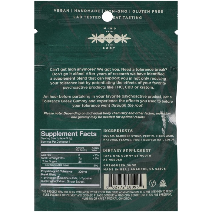 doc-johnson-kush-queen-tolerance-break-gummies-pomme-verte image 2