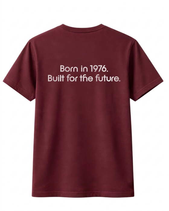 doc-johnson-born-in-1976-t-shirt-coton-bordeaux image 2