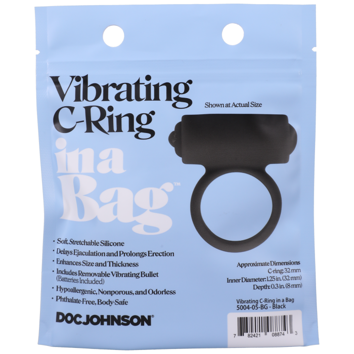 doc-johnson-in-a-bag-anneau-vibrant-c-ring-silicone-noir image 6