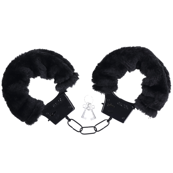 doc-johnson-merci-fluff-cuffs-menottes-noir-fourrure image 3