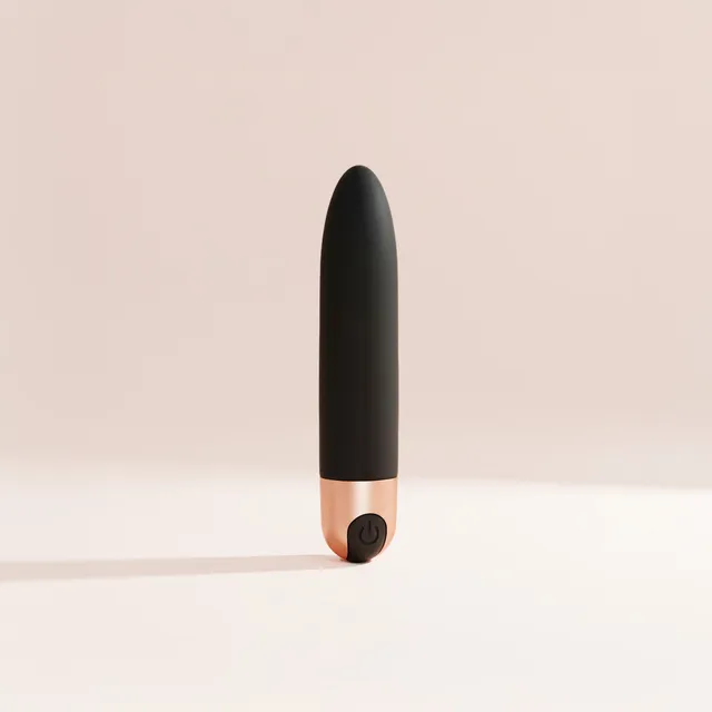 be-happy-folie-stimulateur-clitoridien-mini-vibro-noir-or image 1