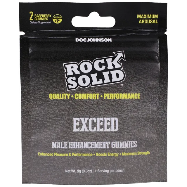 doc-johnson-rock-solid-exceed-gummies-stimulant-framboise-individuel image 1