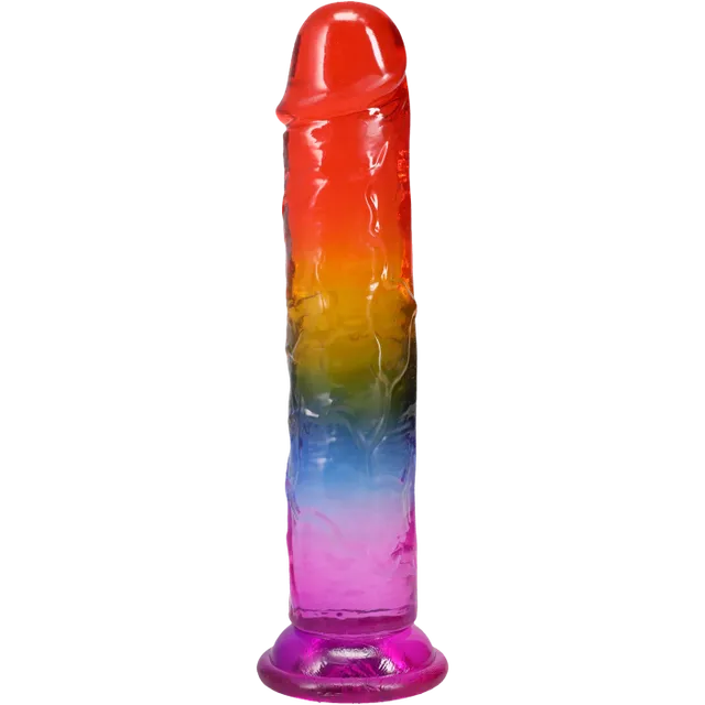 doc-johnson-crystal-jellies-dong-gode-rainbow-21-5-cm image 1