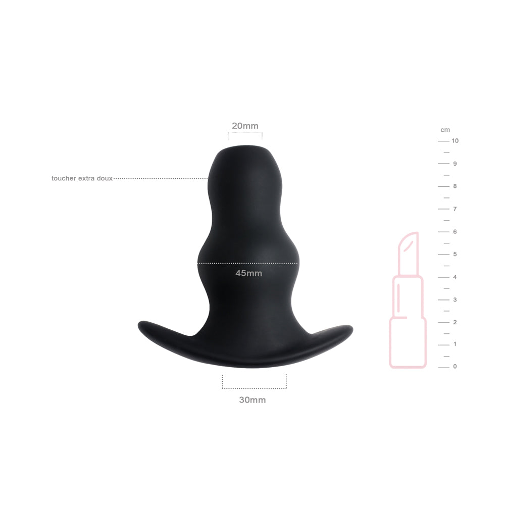 be-happy-corridor-tunnel-plug-anal-noir-silicone image 2