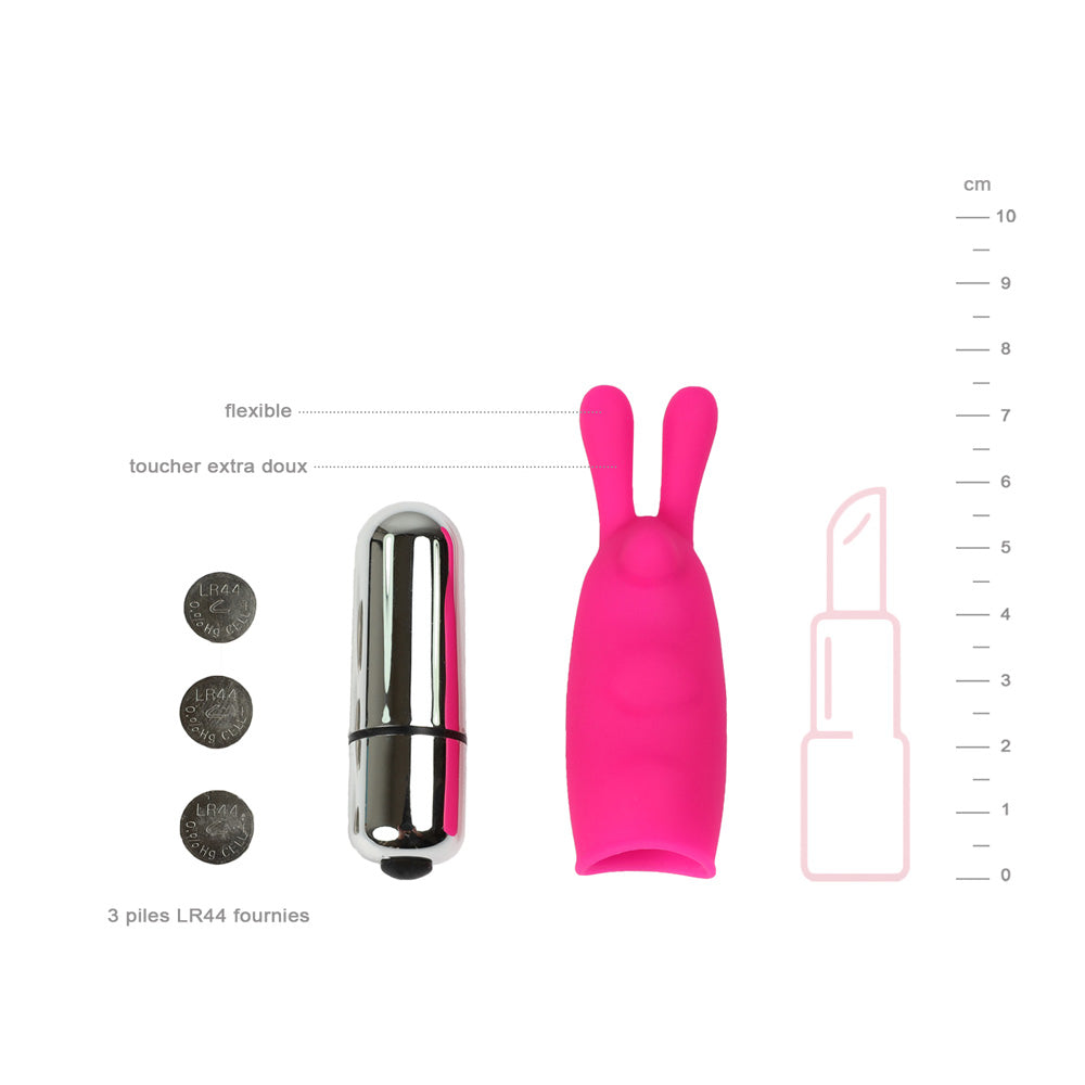 be-happy-bunny-mini-vibro-clitoridien-rose-lapin image 3