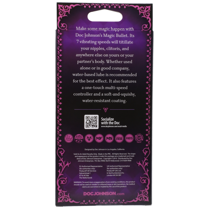 doc-johnson-black-magic-bullet-vibromasseur-noir-7-vitesses image 3