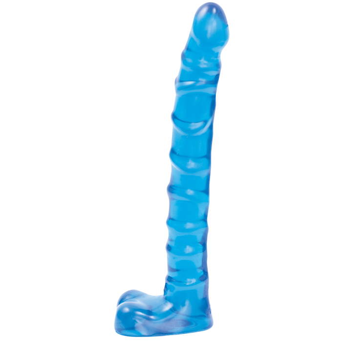 doc-johnson-raging-hard-ons-slimline-9-inch-gode-anal-bleu-cobalt image 1