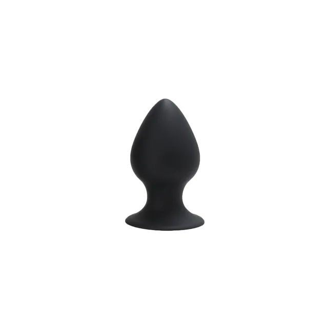 be-happy-d-sir-plug-anal-ventouse-noir-silicone-taille-s image 1