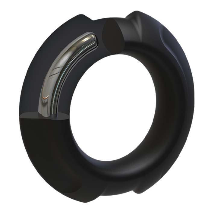 doc-johnson-optimale-flexisteel-anneau-p-nien-35-mm-noir image 2
