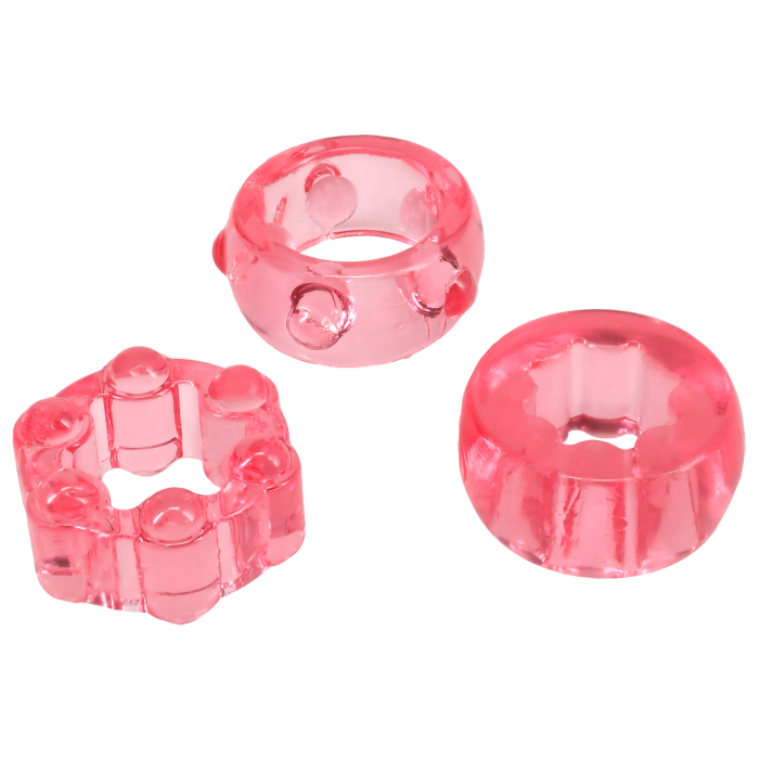 doc-johnson-crystal-jellies-lot-3-cock-rings-transparent image 7