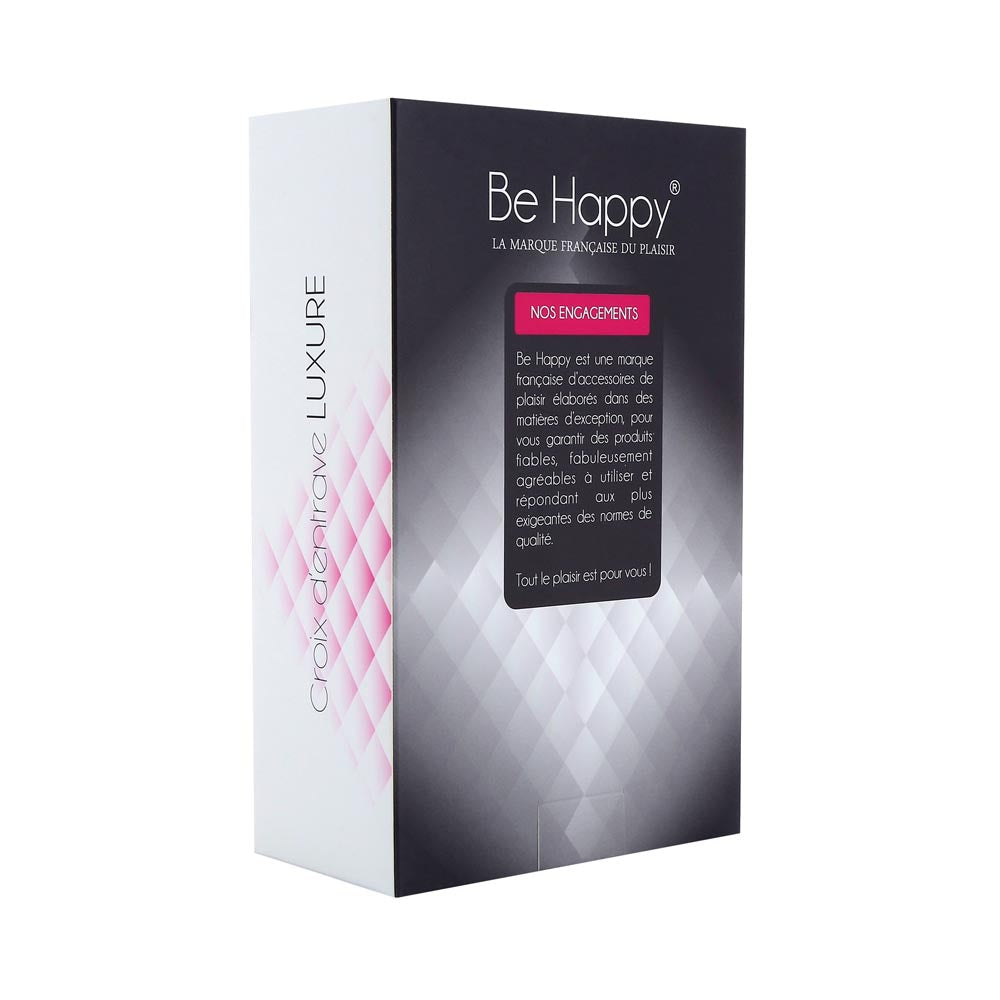 be-happy-croix-d-attache-luxure-rose-bdsm-simili-cuir image 3