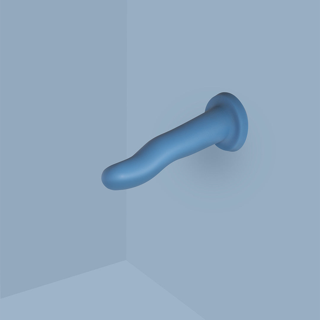 be-happy-virage-gode-ventouse-bleu-silicone image 4
