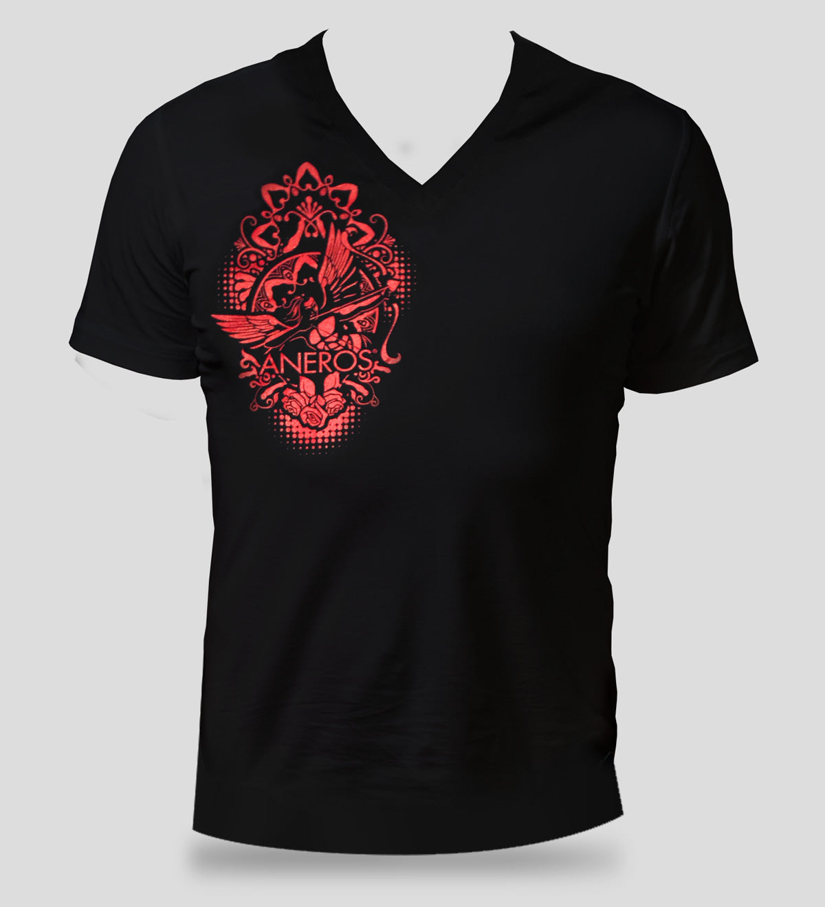 aneros-t-shirt-col-v-officiel-coton-taille-m image 1