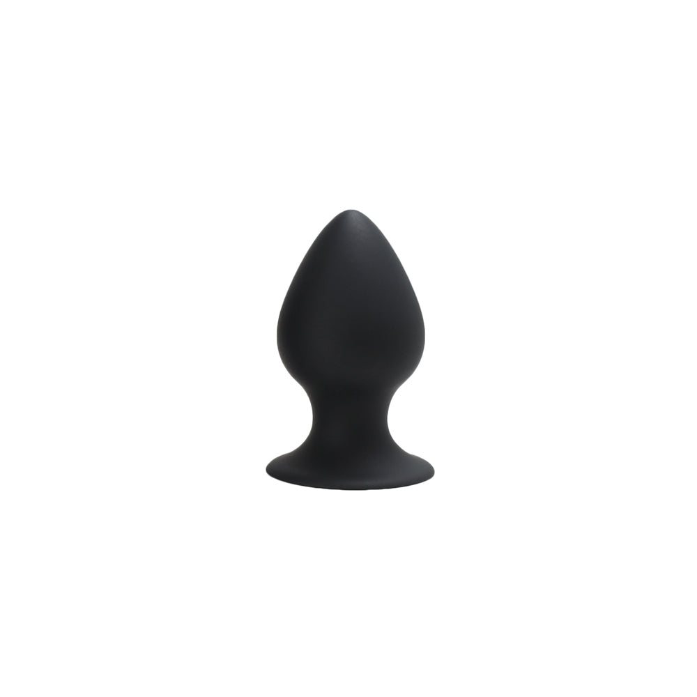 be-happy-d-sir-plug-anal-ventouse-noir-silicone-taille-s image 1