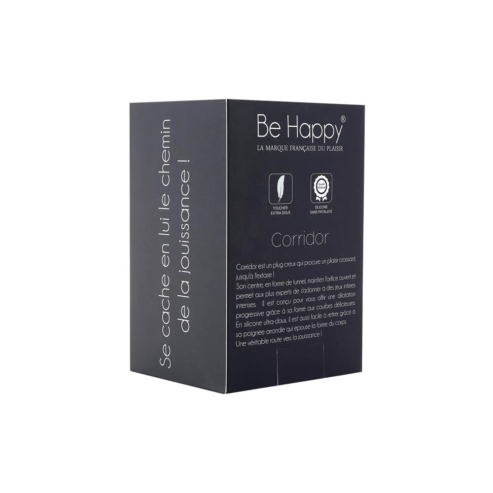 be-happy-corridor-tunnel-plug-anal-noir-silicone image 6