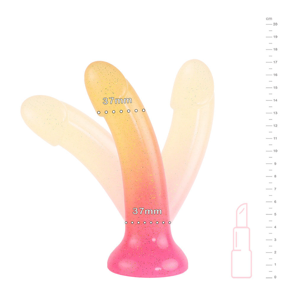 be-happy-cosmic-cocktail-gode-silicone-dildo-multicolor-ventouse image 5