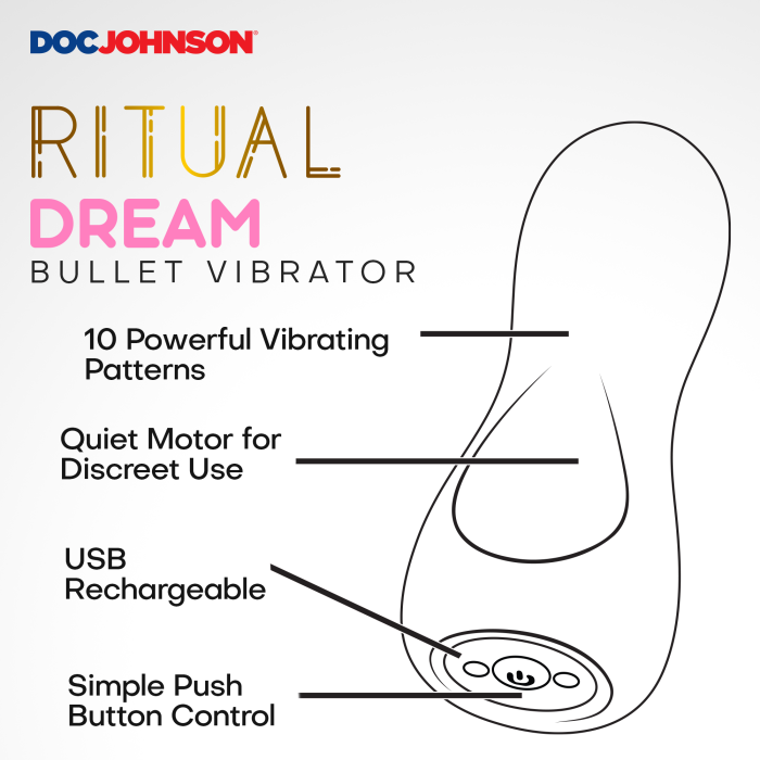 doc-johnson-ritual-dream-bullet-vibrante-silicone-rose image 4