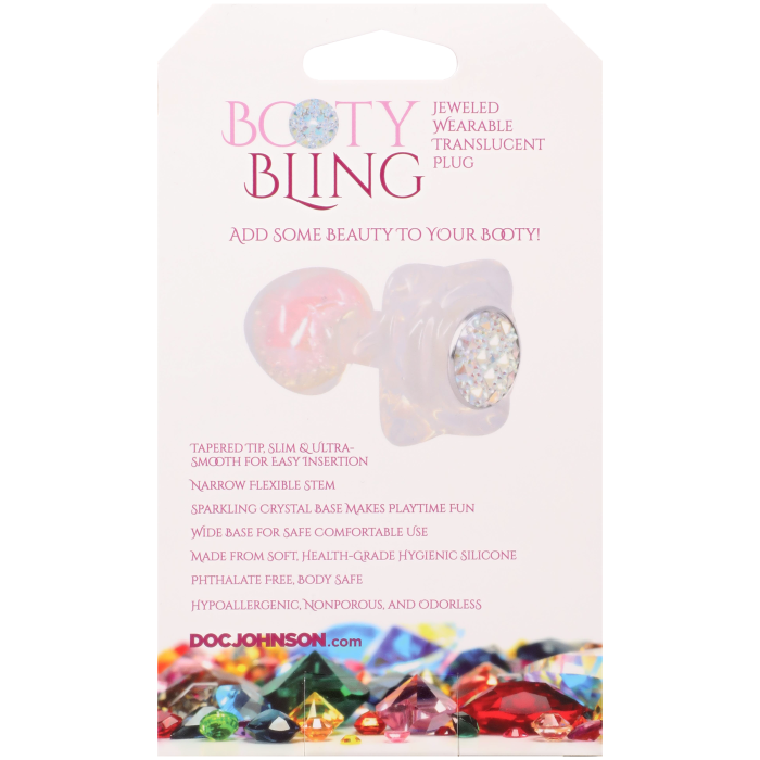 body-bling-booty-bling-plug-anal-silicone-translucide-s image 5