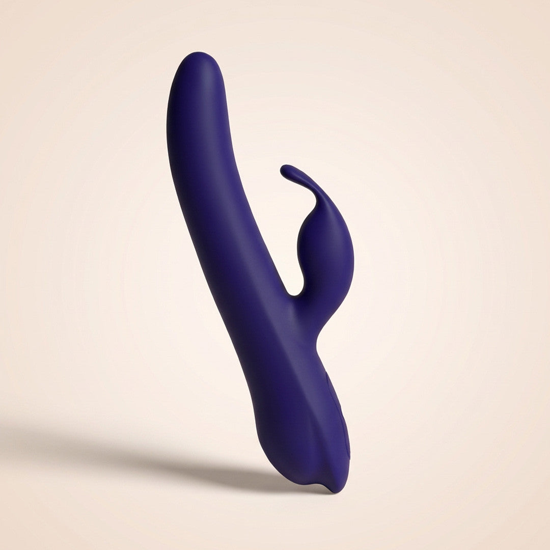 be-happy-rep-re-rabbit-vibrant-bleu-double-stimulation-silicone image 1