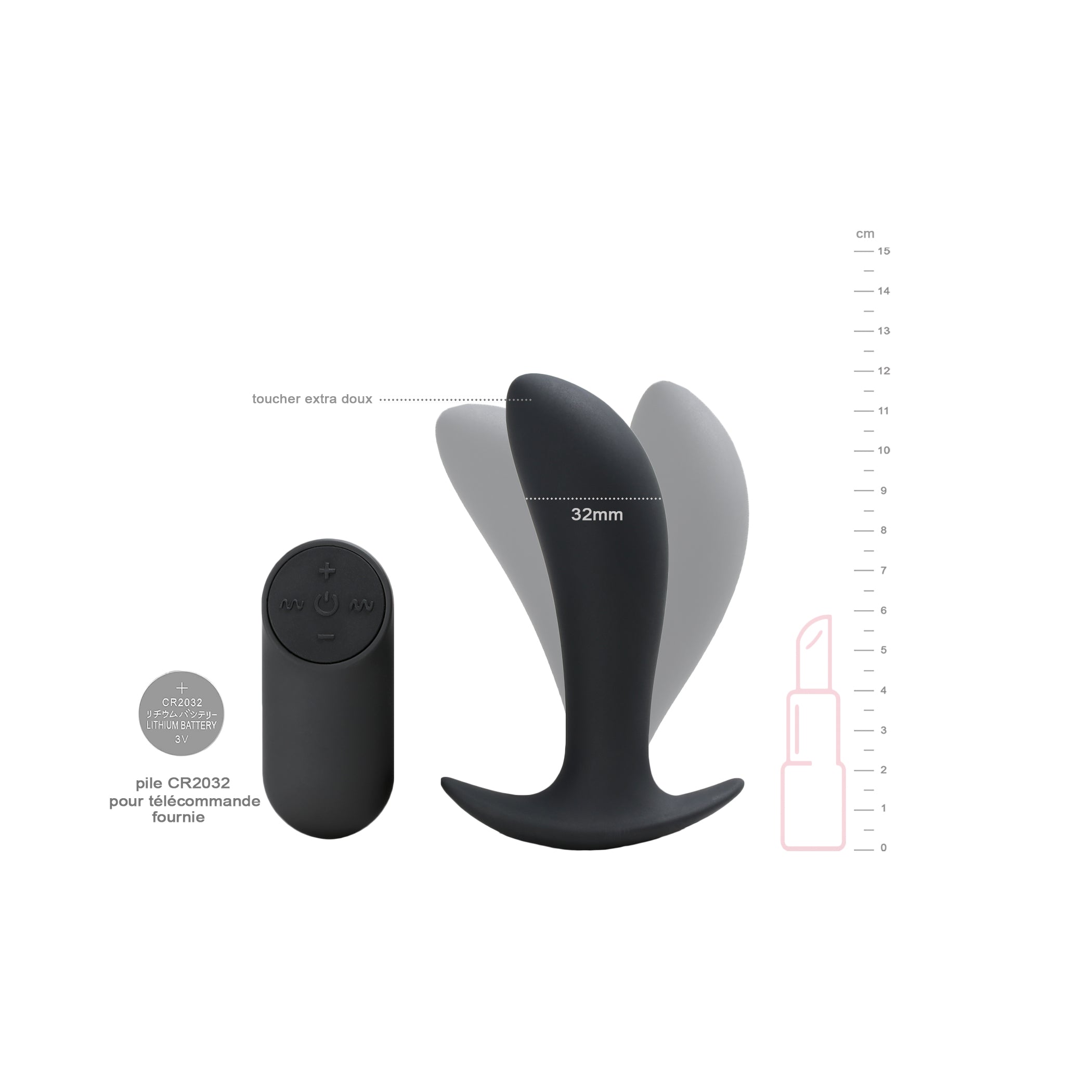 be-happy-convoitise-plug-vibrant-t-l-command-noir-rechargeable image 2