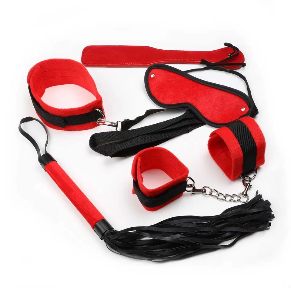 be-happy-discipline-set-domination-soft-6-accessoires-noir image 1