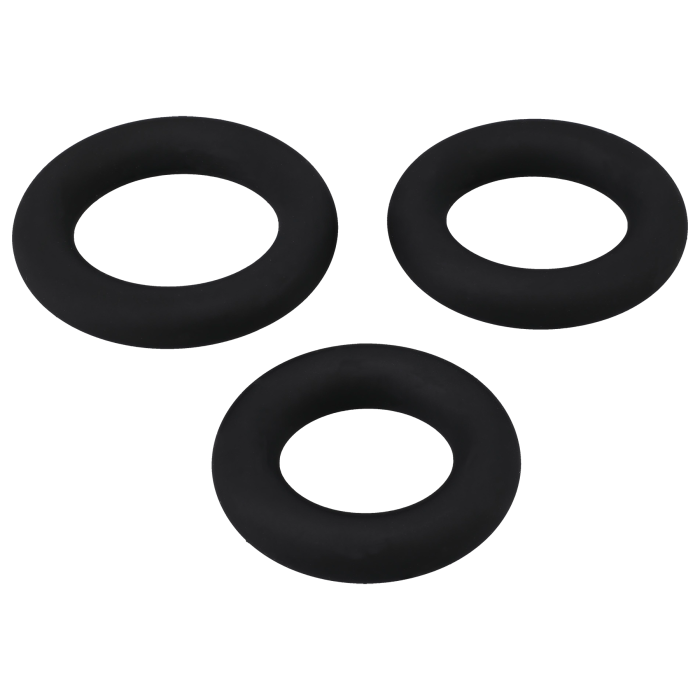 doc-johnson-titanmen-anneau-p-nis-silicone-lot-3-noir image 1