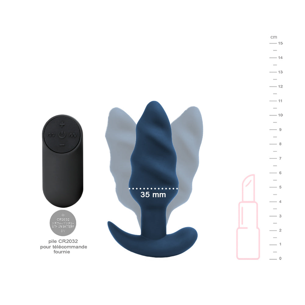 be-happy-torsade-plug-anal-vibrant-t-l-command-bleu image 3