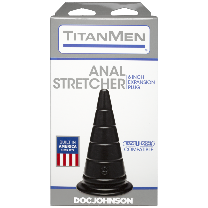 doc-johnson-titanmen-plug-anal-stretcher-6-pouces-noir image 4