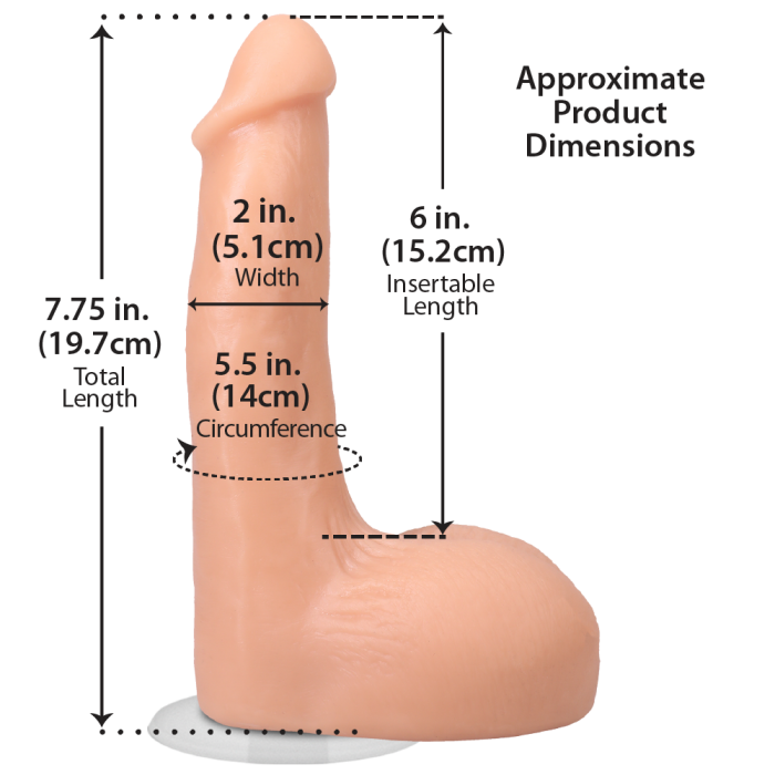 doc-johnson-flesh-mechanic-gode-ventouse-19-cm image 3