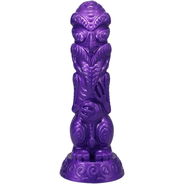 doc-johnson-pleasure-idols-uhane-ino-gode-silicone-violet image 1