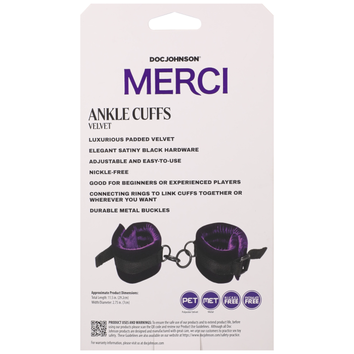 doc-johnson-merci-velvet-menottes-chevilles-velours-violet image 4