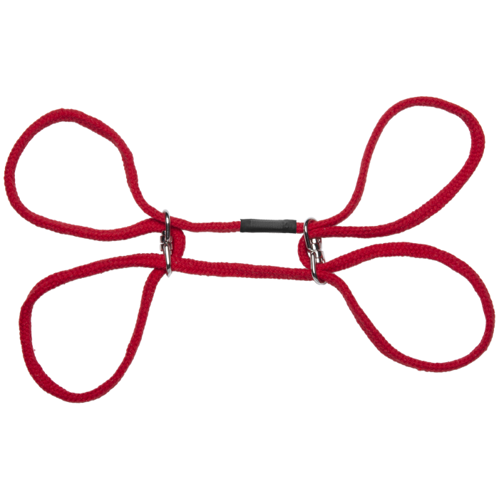 doc-johnson-bondage-japonais-menottes-coton-rouge-et-noir image 4