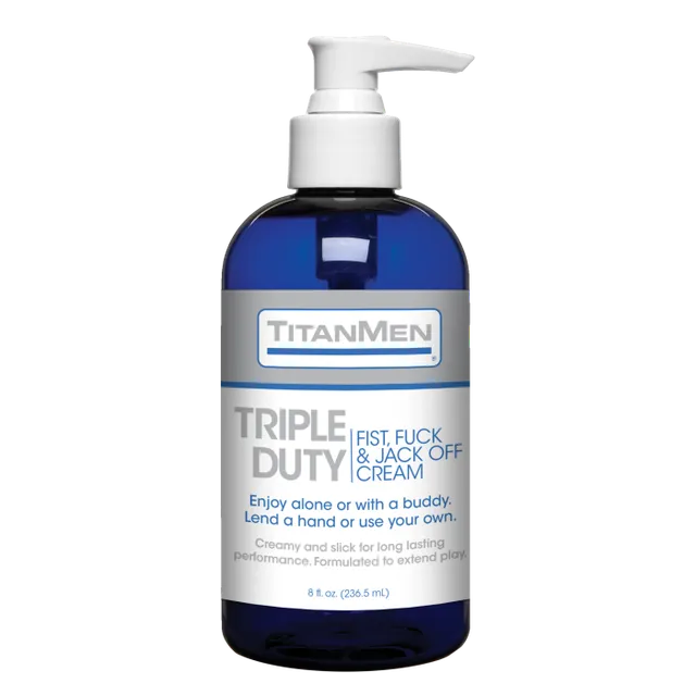doc-johnson-titanmen-triple-duty-cr-me-lubrifiant-240-g image 1