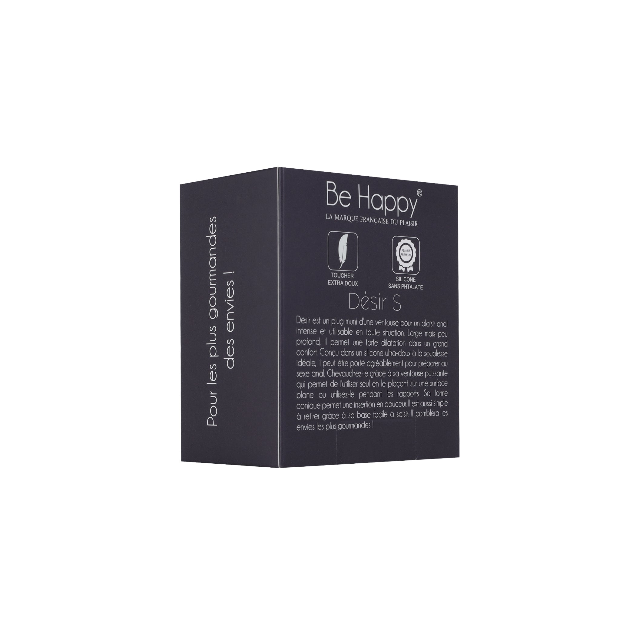 be-happy-d-sir-plug-anal-ventouse-noir-silicone-taille-s image 6